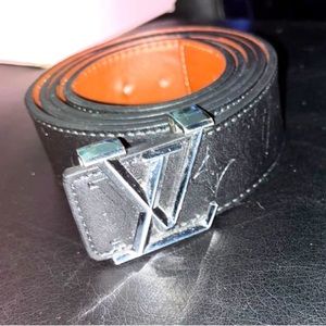 Louis Vuitton Monogram Empreinte 40 MM 52” 130CM MENS BELT